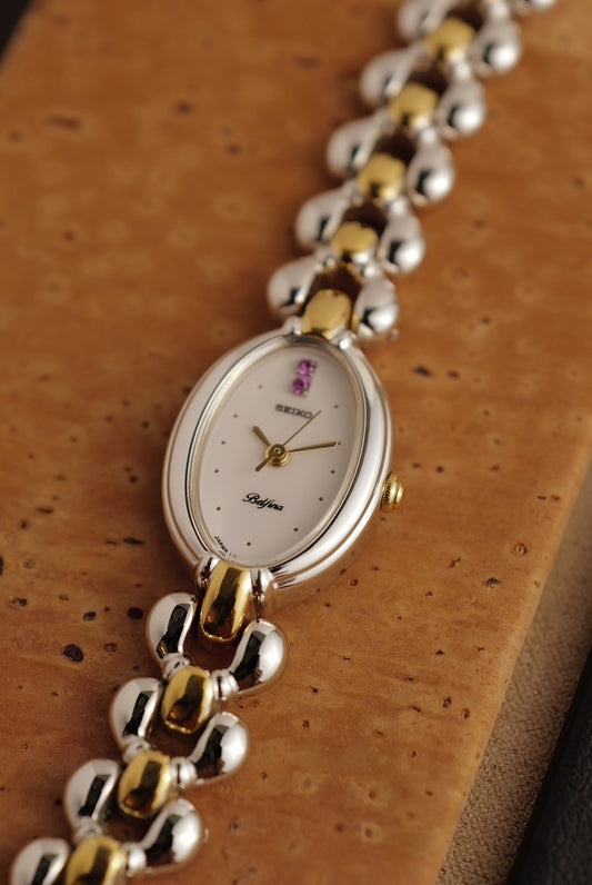 Seiko "Belfina Ellipse" 2 tone Circa. 1980