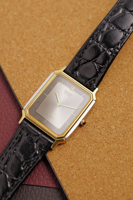 Seiko Dolce 2 tone sector dial