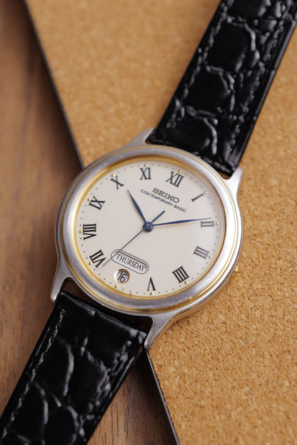 Seiko Contemporary Basic Day Date 5H23 - 6000