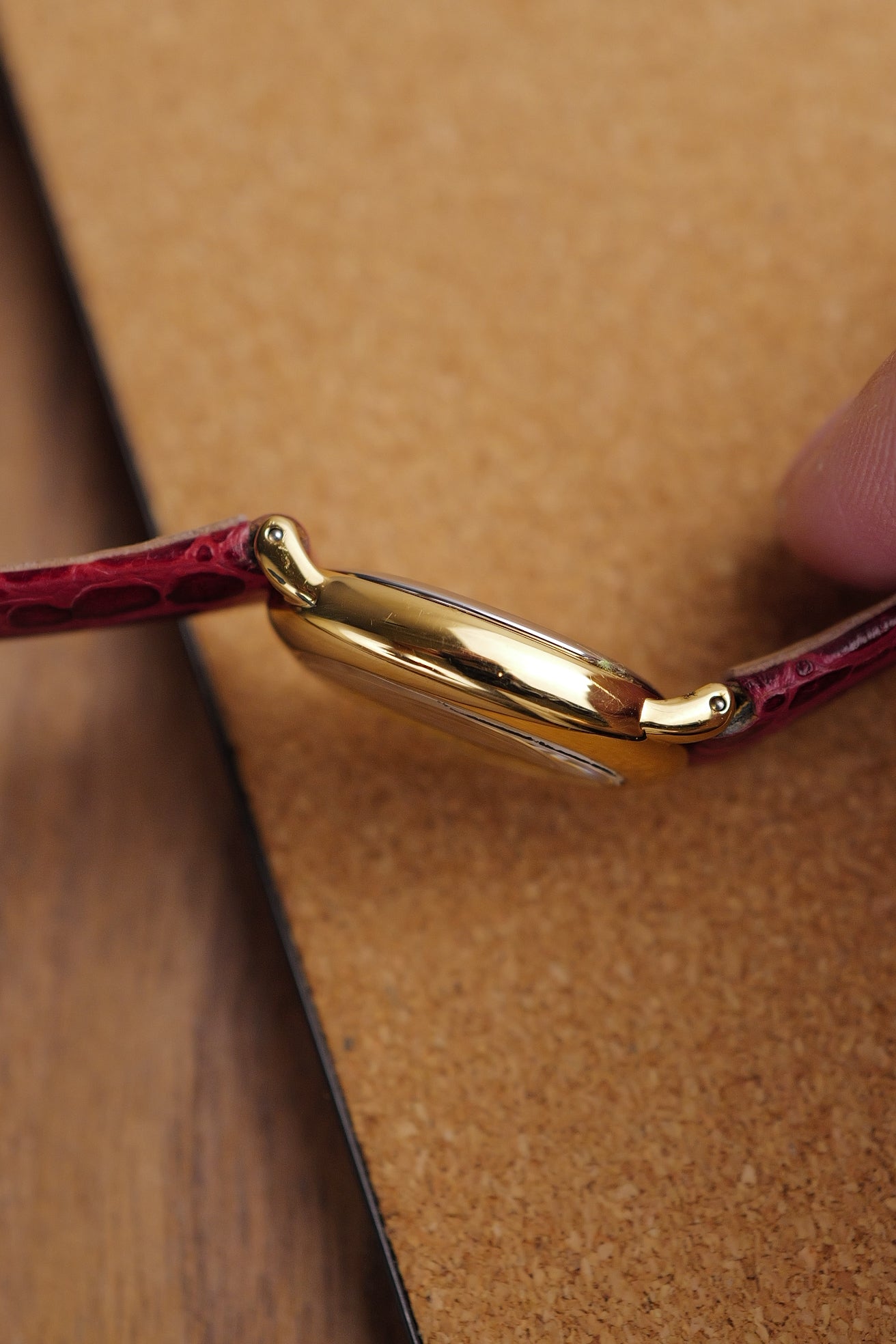 Seiko Ladies "Baignoire" Mini in Gold