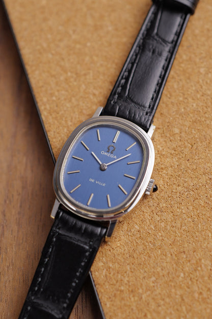 Omega De-ville  Ellipse Blue Dial Manual winding Cal. 625