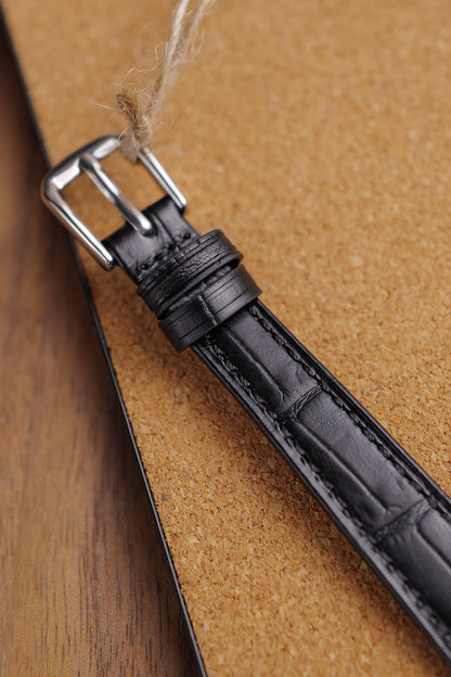 Ladies' Credor faceted glass 2F70-0300 with original buckle