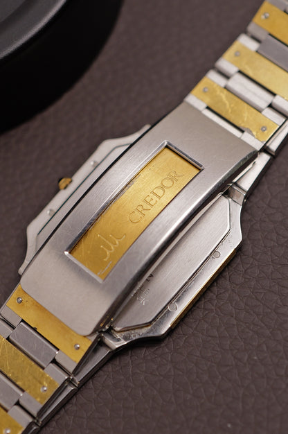 Credor "santos" Ultra thin 18k solid  8420-5360