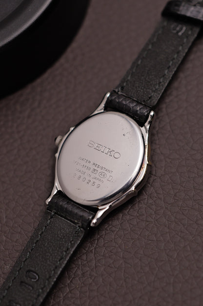 Seiko Exceline Art Deco Diamond Case with Mother of Pearl Dial