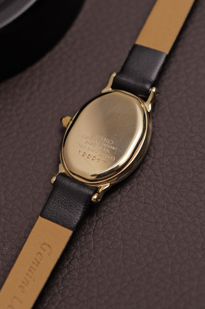 Seiko Exceline Mother of Pearl 1F20-2500 with beaded Bezel