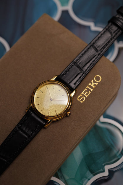 Seiko Exceline Textured dial Ori buckle commemorative engraving With original box 4N20-1030