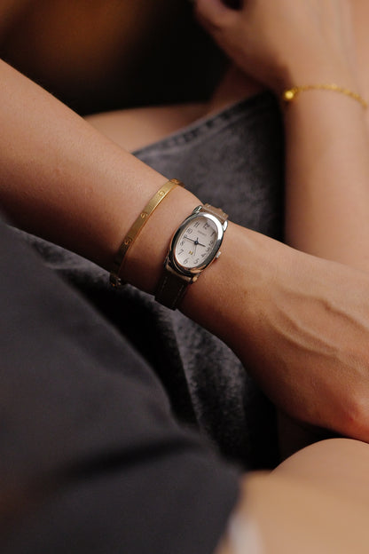 Seiko Ladies "Baignoire" in steel