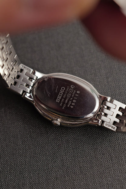 Seiko Exceline Mother of Pearl Diamond Bezel. 1994