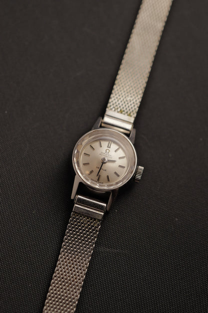 Ladies Omega Cocktail Watch w/ faceted Glass & Automatic movement