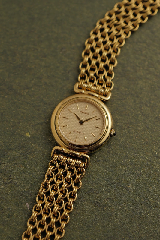 Seiko Exceline "Golden Chainmail" Circa.1988