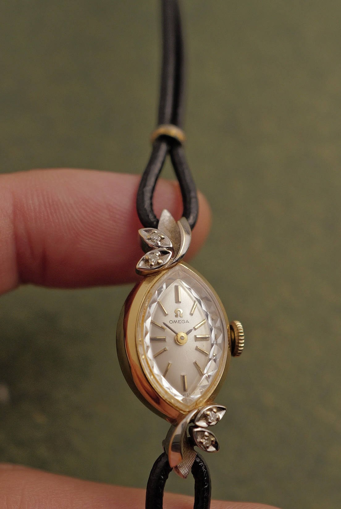 Omega "Floral Cocktail" watch with diamonds circa. 1960s