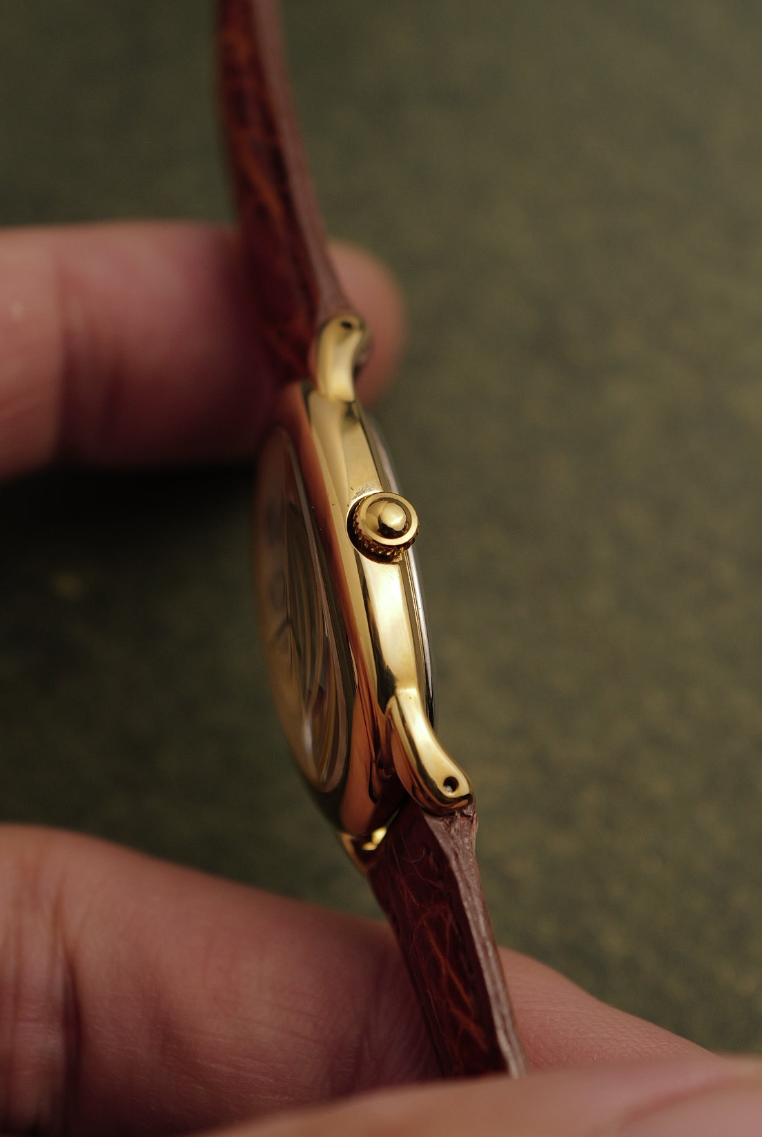 Seiko Ladies "Baignoire" Gold Circa. 1995