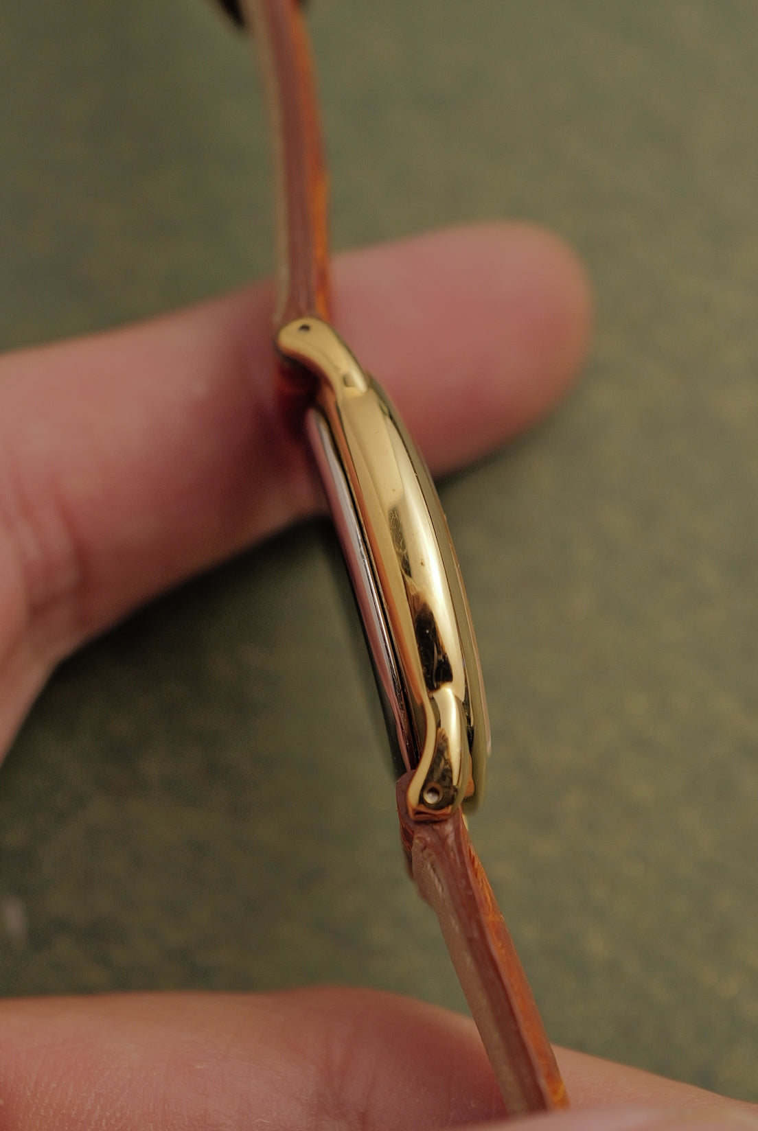 Seiko Ladies "Baignoire" Gold Circa. 1995