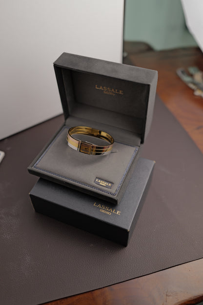 Seiko Lassale "trinity" Bangle w/ original box NOS