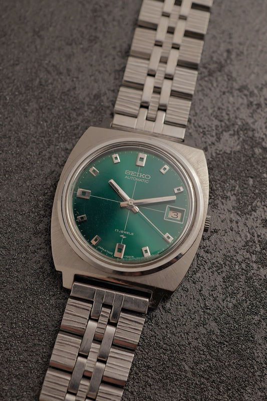 Seiko Automatic 7005-7001 Green Circa. 1960s