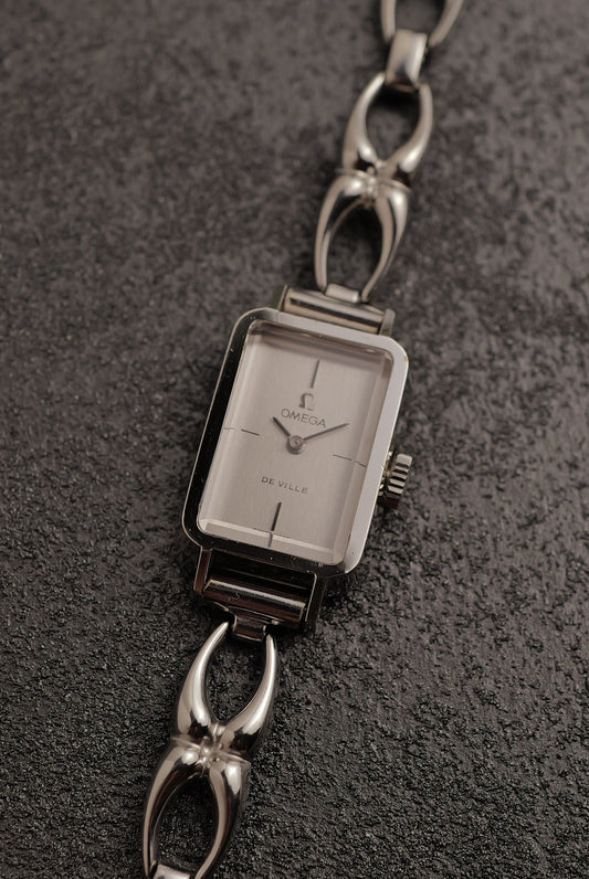 Omega De-ville "Andrew Grima" in steel Circa. 1970s