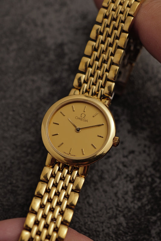 Ladies Omega De-ville "Golden" Circa. 1991
