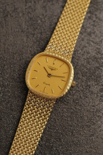 Ladies Longines Quartz Golden Weave Circa. 1990