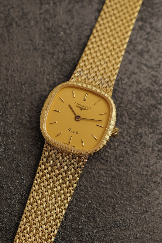 Ladies Longines Quartz Golden Weave Circa. 1990