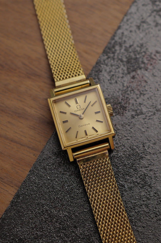 Ladies Omega Geneve "Square Frame" Circa. 1960s