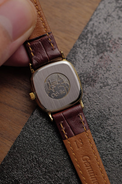 Omega De-ville "Golden Cushion" Quartz Circa. 1990s