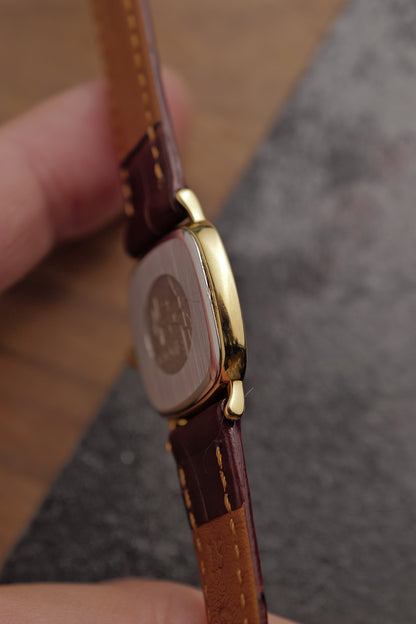 Omega De-ville "Golden Cushion" Quartz Circa. 1990s