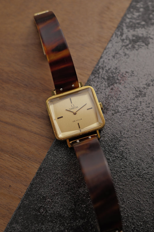 Omega Square "Andrew Grima" Faceted Glass Circa. 1980s (service Jul'25)