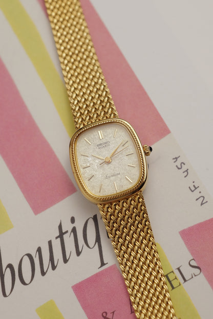 Seiko Exceline "Golden Wisp" Full Bracelet Circa. 1986