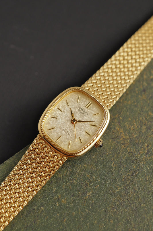 Seiko Exceline "Golden Wisp" Full Bracelet Circa. 1986
