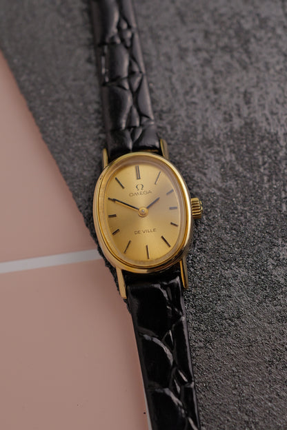 Ladies' Omega Mini Ellipse De-ville ref 511.0553 with original buckle