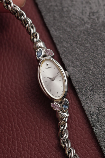 Seiko "silver Rosevine" Bracelet Circa. 1986
