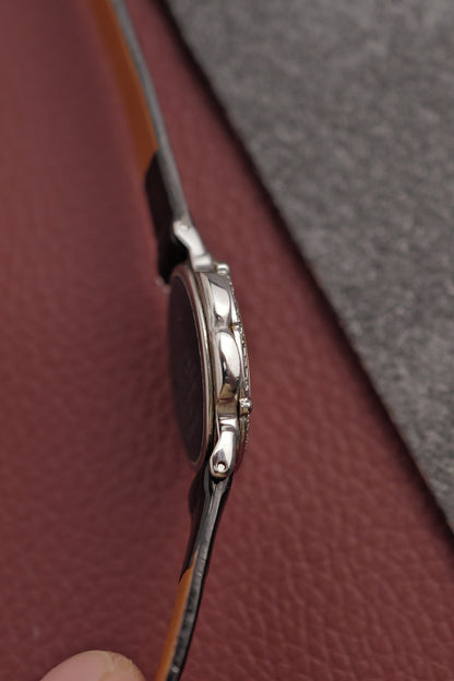 Seiko "Mother of pearl Floral" Diamonds Rare steel variation Circa. 1990