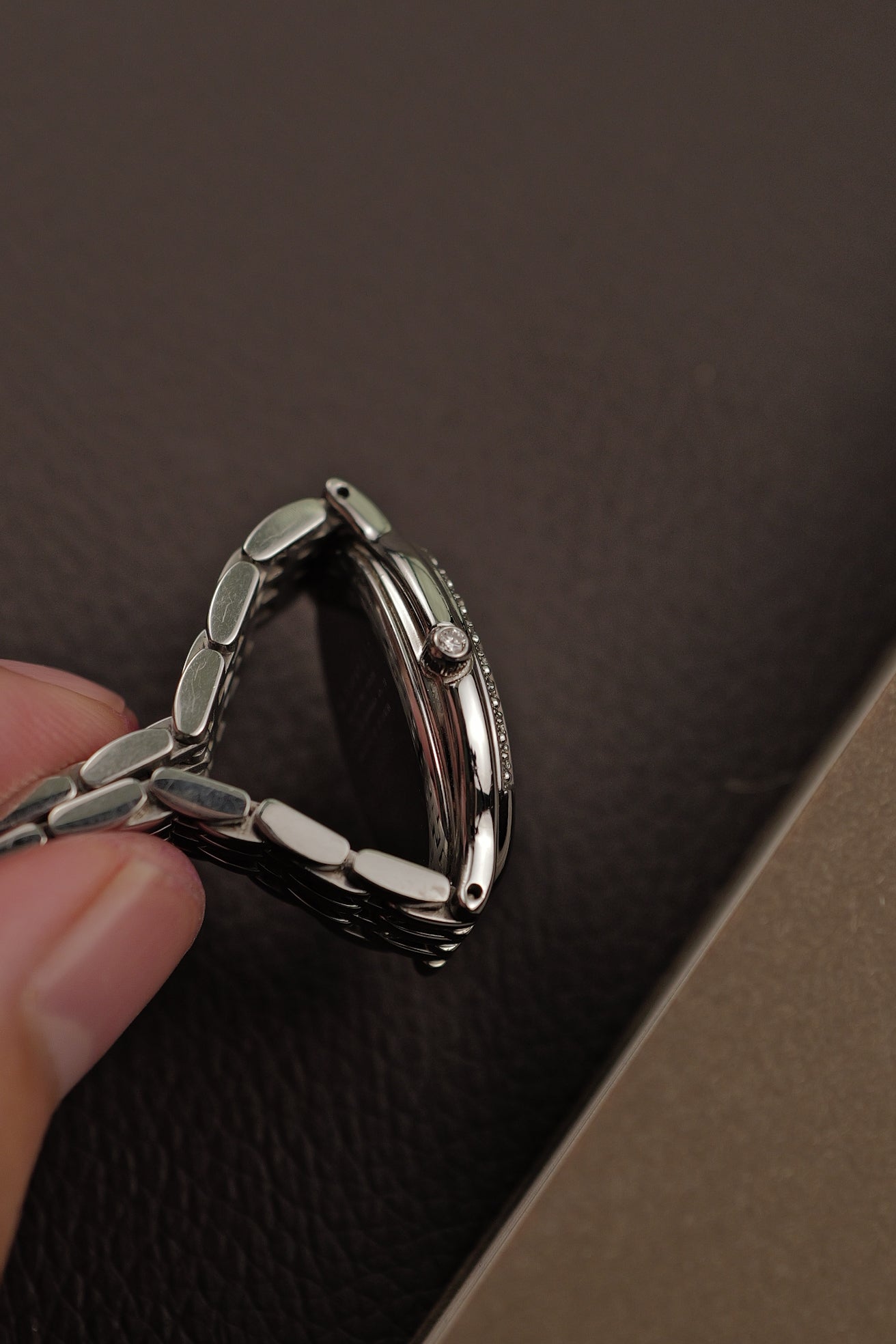Seiko Exceline Mother of Pearl Diamond Bezel. 1998