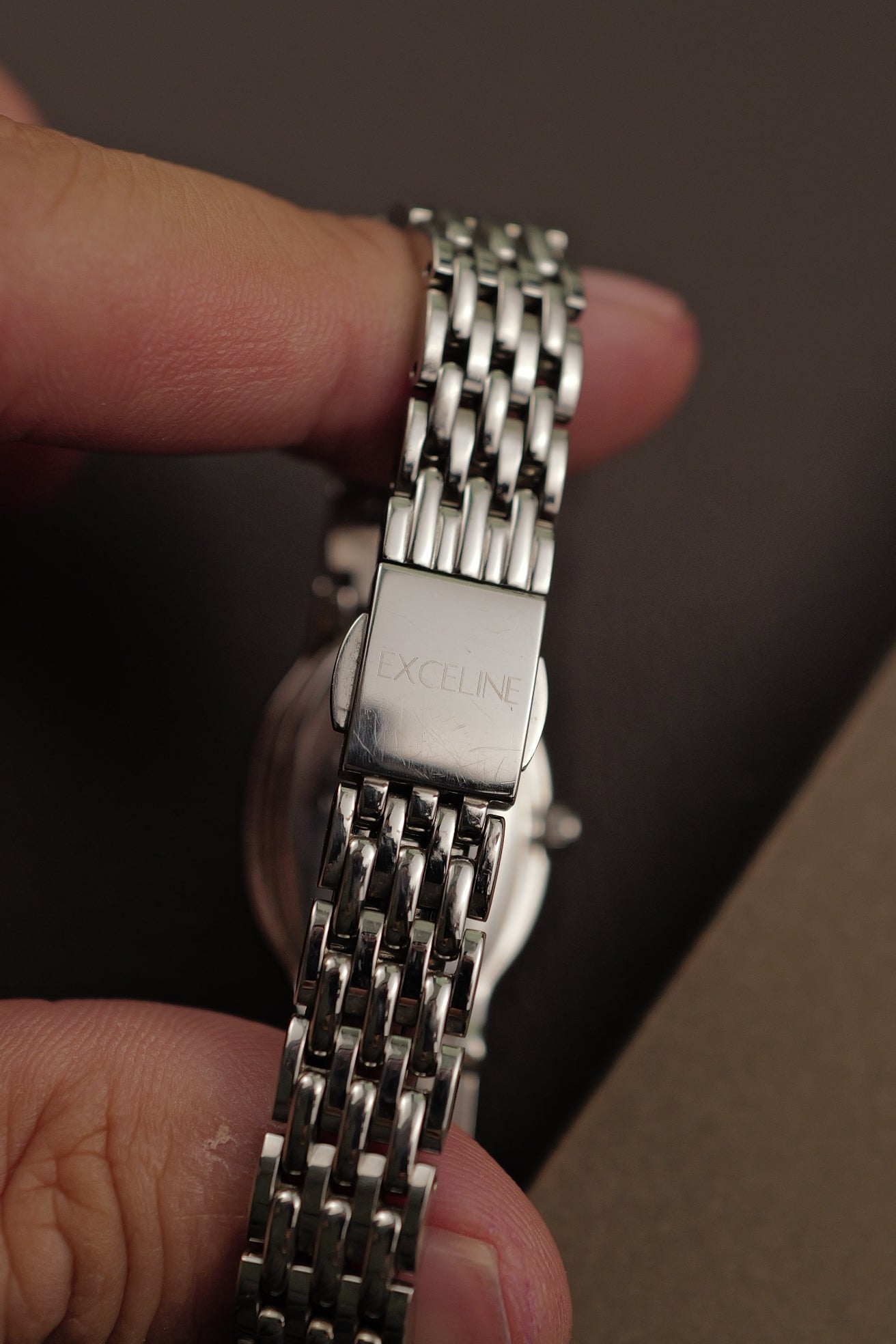 Seiko Exceline Mother of Pearl Diamond Bezel. 1998