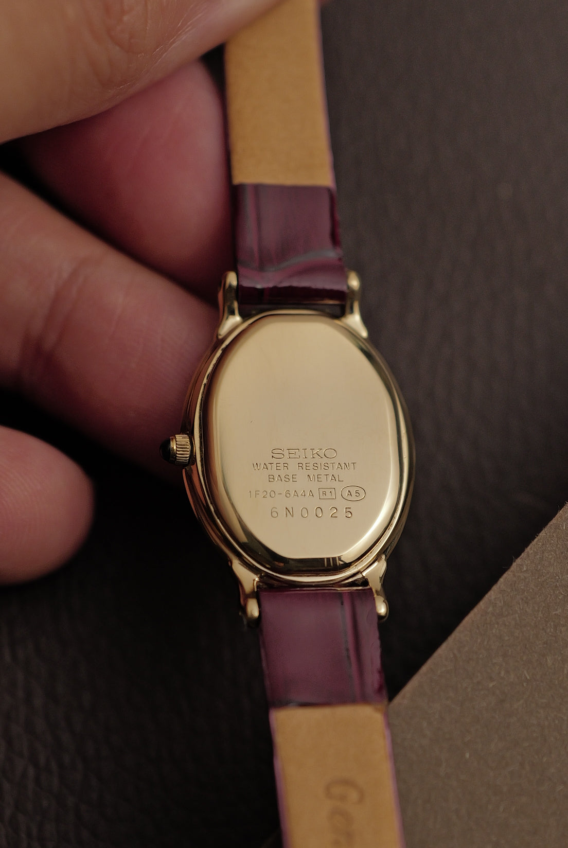 Seiko Exceline Mother of Pearl with beaded bezel w/ original boxCirca. 1992