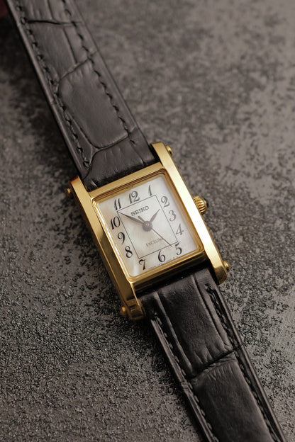 Seiko Exceline "Tank Normale" Mother of Pearl Circa. 1995