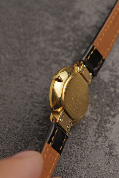 Christian Dior Black-Moon Circa. 1990s Swissmade w/ original buckle