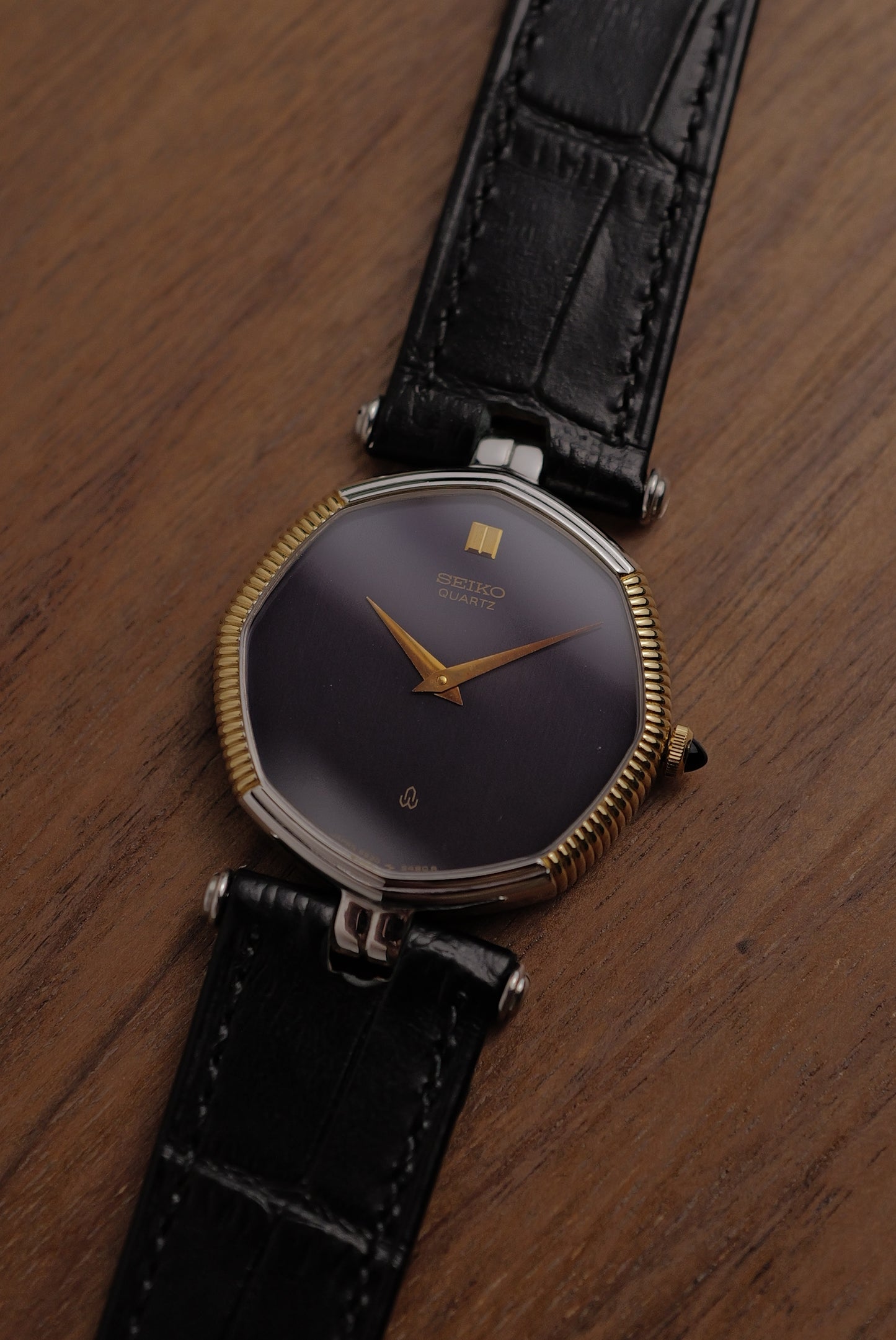 Seiko Quartz Octa "Coin Bezel" Circa. 1980