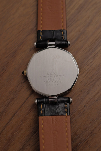 Seiko Quartz Octa "Coin Bezel" Circa. 1980