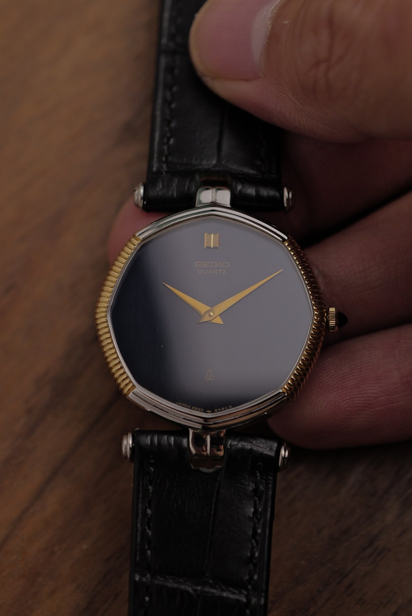 Seiko Quartz Octa "Coin Bezel" Circa. 1980