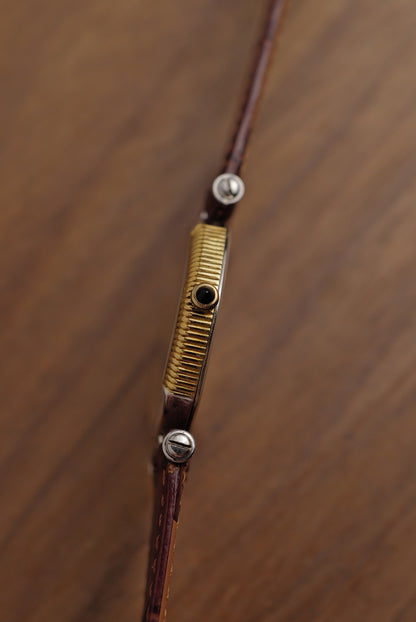 Seiko Quartz Octa "Coin Bezel in gold" Circa. 1980