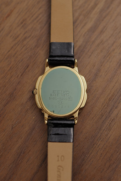 Seiko "Mother of pearl Floral" Diamonds Circa. 1990