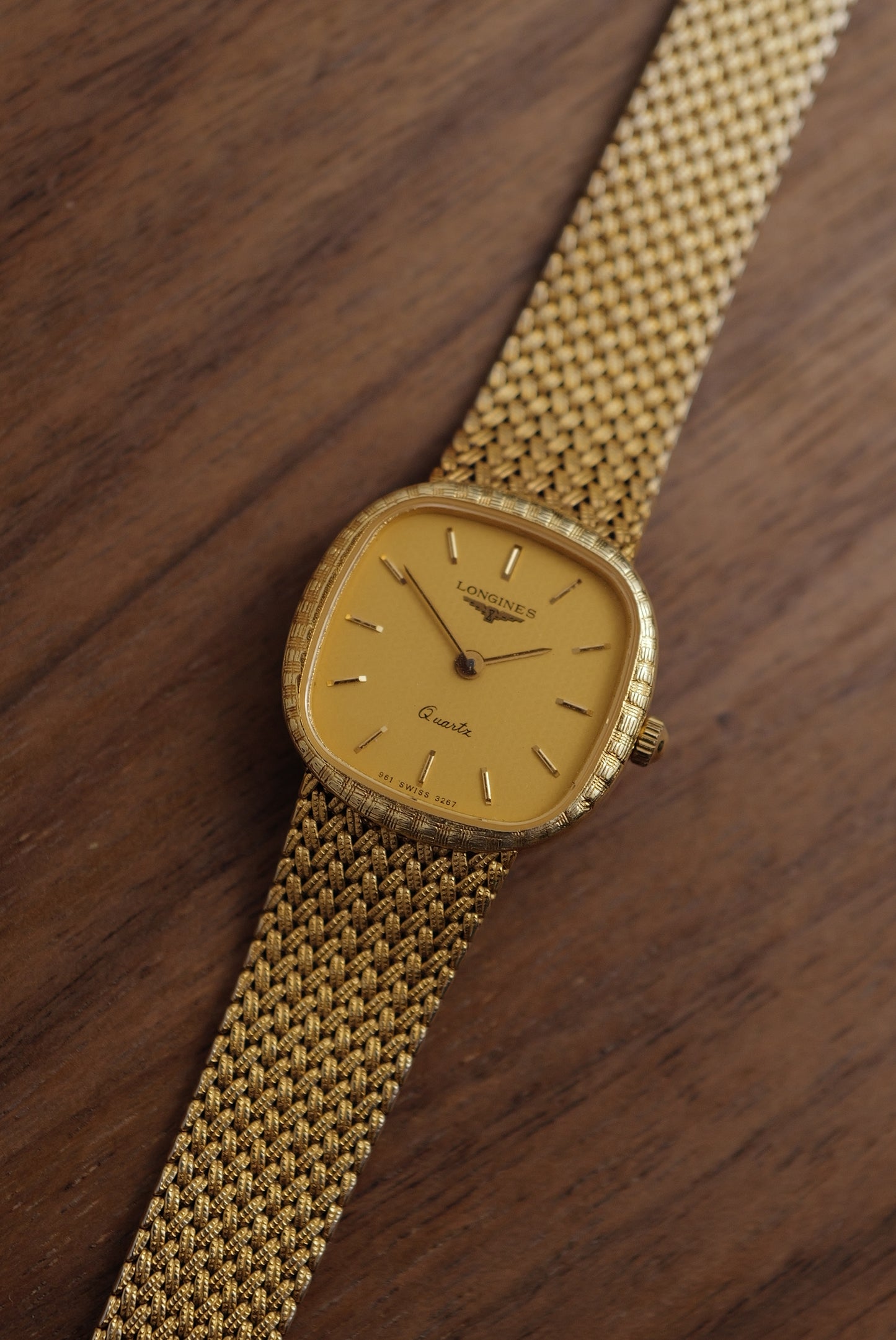 Ladies Longines Quartz Golden Weave Circa. 1990