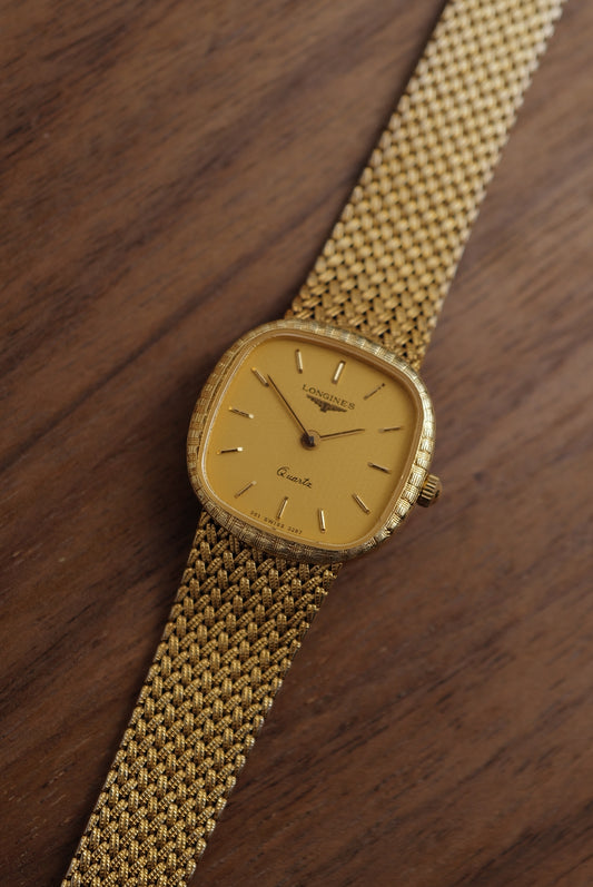 Ladies Longines Quartz Golden Weave Circa. 1990