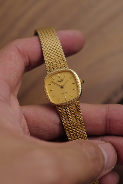 Ladies Longines Quartz Golden Weave Circa. 1990