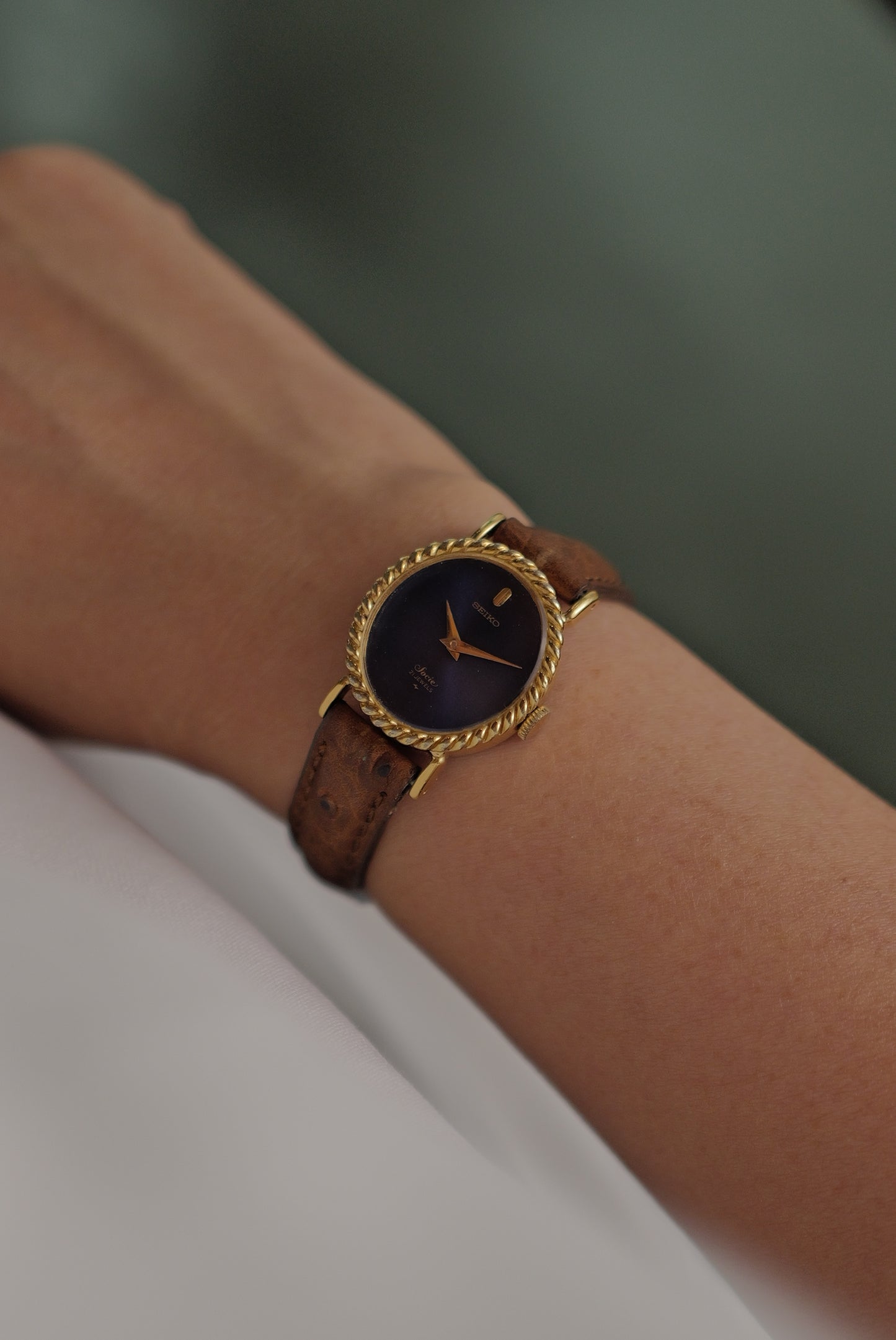 Seiko Socie Art-Deco "ribbon" Bezel Circa. 1977