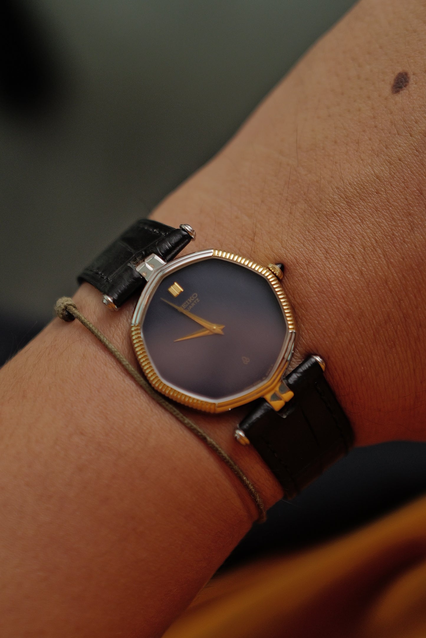 Seiko Quartz Octa "Coin Bezel" Circa. 1980