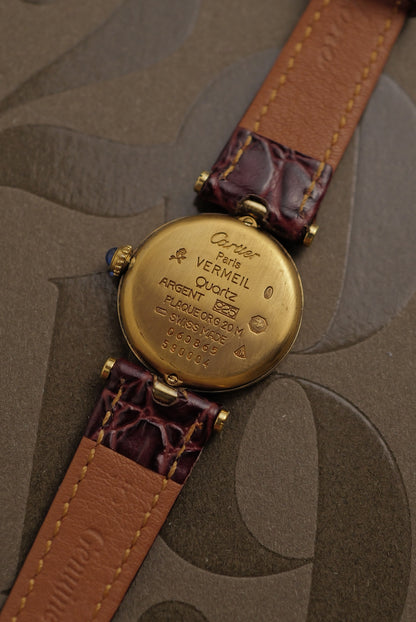 Cartier Vendome "Trio Art-Deco" Lacquer SM Quartz Full set