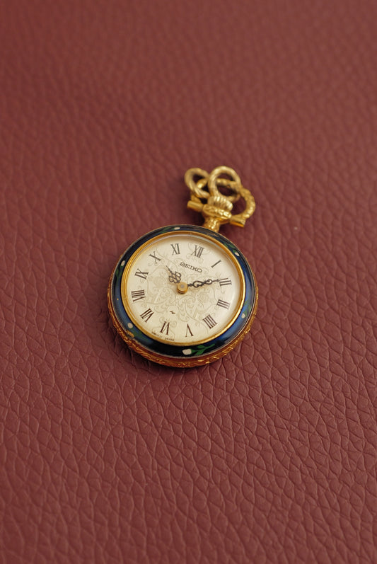 Seiko "Lacquer Bezel" Pendant watch Circa. 1970s