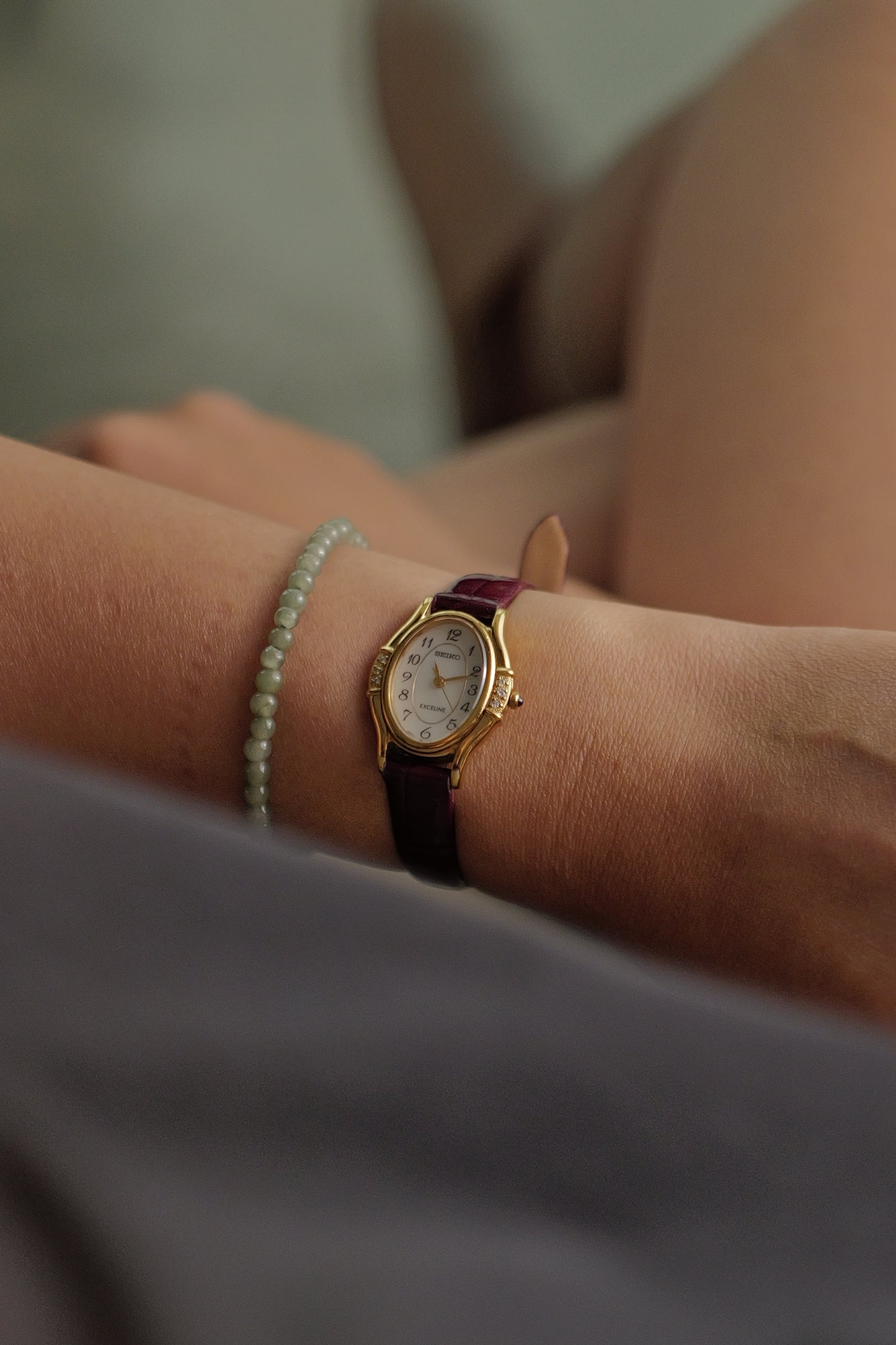 Seiko Exceline Mother of Pearl Diamonds Circa. 1992